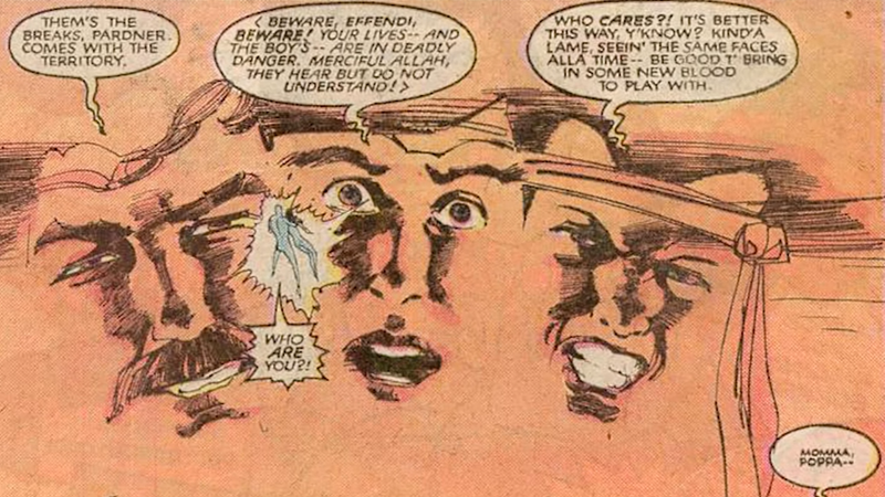 Xavier in David’s mind. Art by Bill Sienkiewicz
